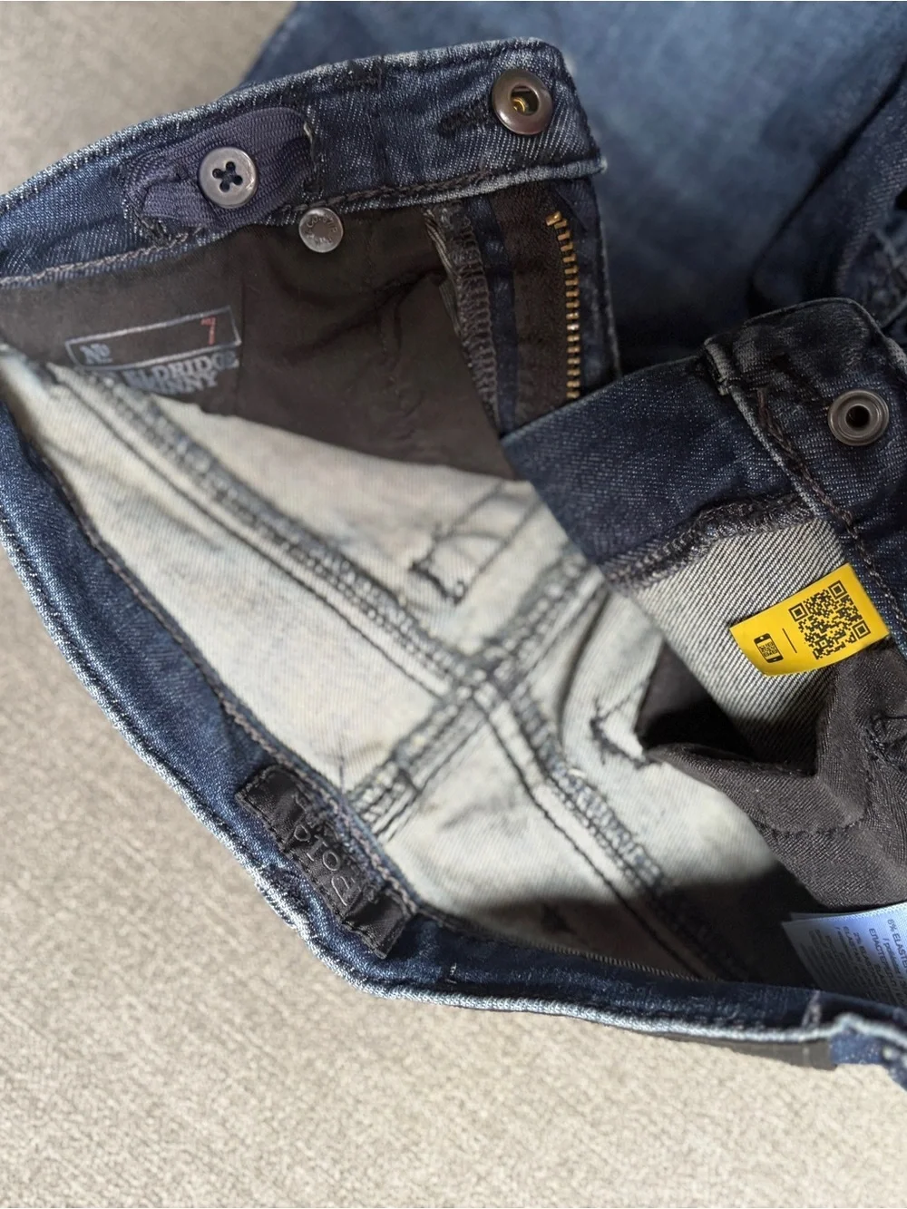Ralph Lauren Boys Size 7 Outfit Bundle Plaid Shirt Polo & Varick Jeans